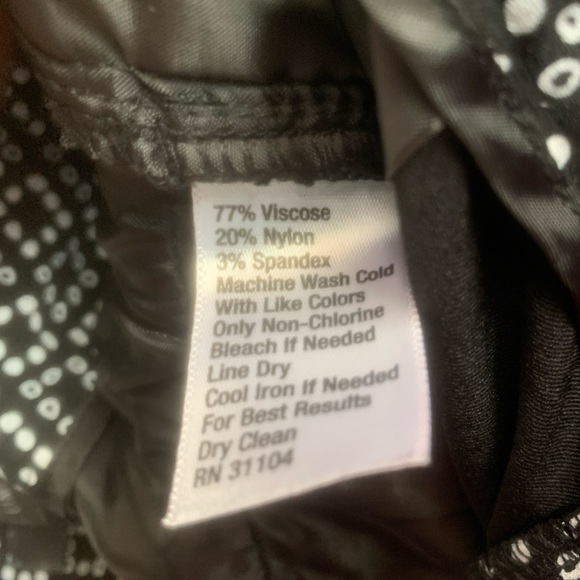 The Limited B/W Spotted Pants - Picture 6 of 6